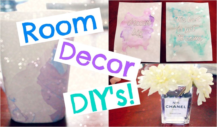 Room.Dorm Decor DIY's! | Watercolor Inspired