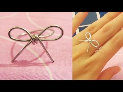 Wire Ribbon Ring - 5 minute DIY | Sunny DIY