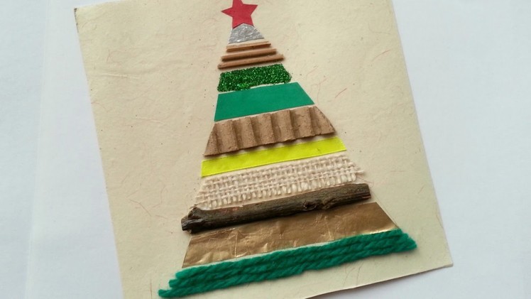 Create Mixed Media Christmas Tree Art - DIY Crafts - Guidecentral