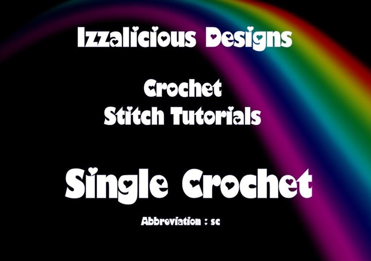 Crochet Stitches - Single Crochet using yarn | wool