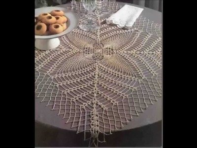 Crochet tablecloth Ganchillo Mantel - Croche toalhinha - uncinetto centrotavola
