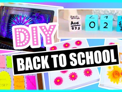 DIY Back To School! DIY Organization, Binder Decorations & More! DIY supplies