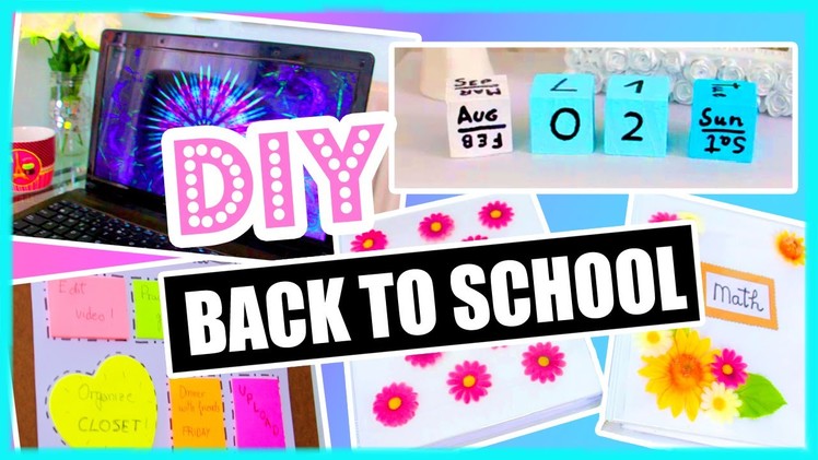 DIY Back To School! DIY Organization, Binder Decorations & More! DIY supplies