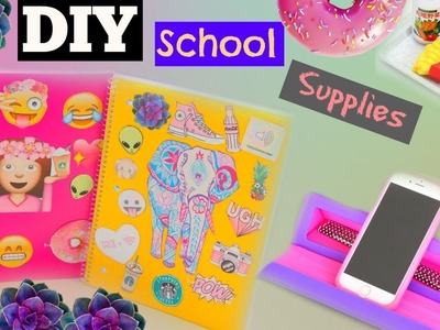 DIY Back To School Supplies 2015 + Tumblr Notebooks