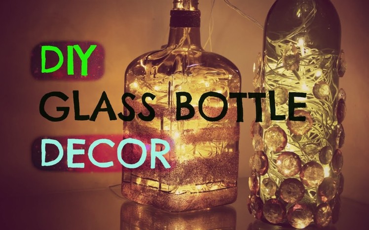 DIY Home Decor : Upcycle Glass Bottles | Astha Bisani