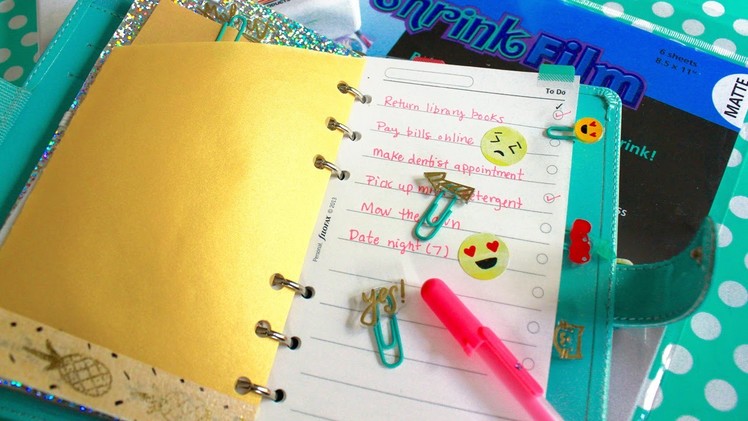 DIY Ideas for Personal Planners - Part 2