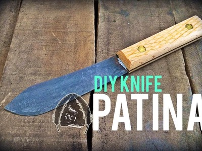 DIY KNIFE PATINA!! TUTORIAL