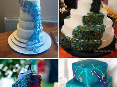 DIY Peacock Wedding Cake Decoration