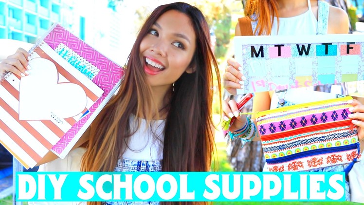 DIY School Supplies & Organization Ideas! | Back to School 2015 +Giveaway!!