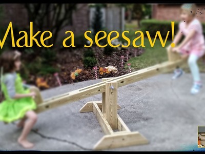 DIY Seesaw build (modified Anna White plans)