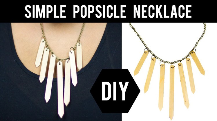 DIY: Simple Popsicle Necklace