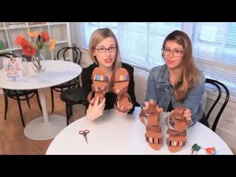 DIY Tribal Print-Inspired Sandals with Jenni Radosevich