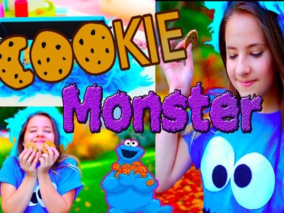 Easy Halloween Costume for Girls: DIY Cookie Monster Costume