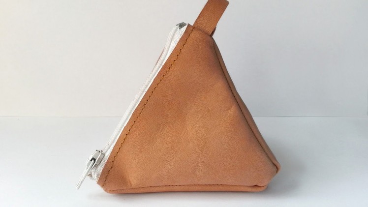 How To Create a Stylish Pyramid Leather Pouch - DIY Style Tutorial - Guidecentral