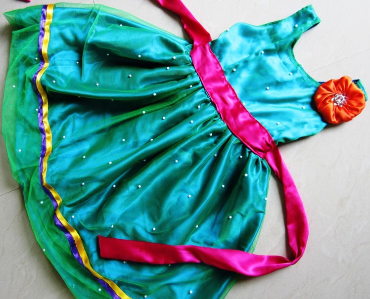 How to cut and stitch a Rainbow fairy dress
