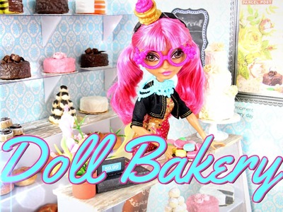 How to Make a Doll Bakery - Doll Crafts