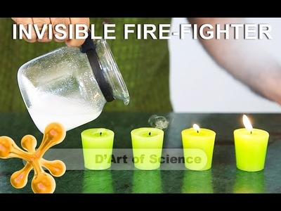 How to Make a Fire Extinguisher - cool DIY Science experiment - CO2 - dartofscience