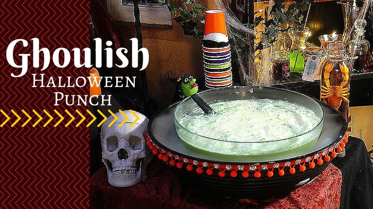 How to Make a Ghoulish Halloween Punch for Kids