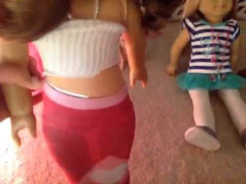 How to make a no sew american girl Doll mermaid tail