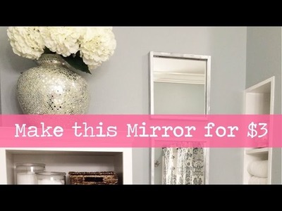 How to Make a Wood Framed Mirror - Easy and Inexpensive