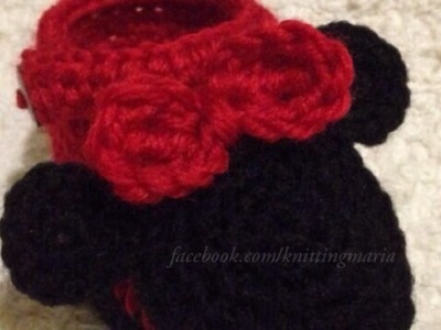 How To Make Adorable Crocheted Minnie Mouse Booties - DIY Crafts Tutorial - Guidecentral