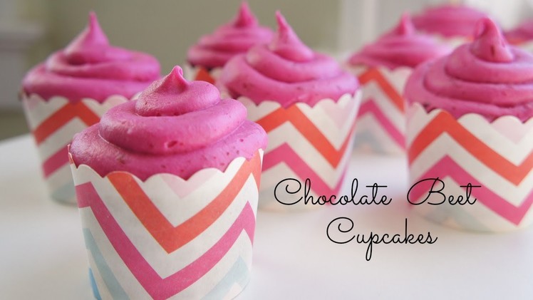 How to Make Chocolate Beet Cupcakes - Valentine's Day recipe