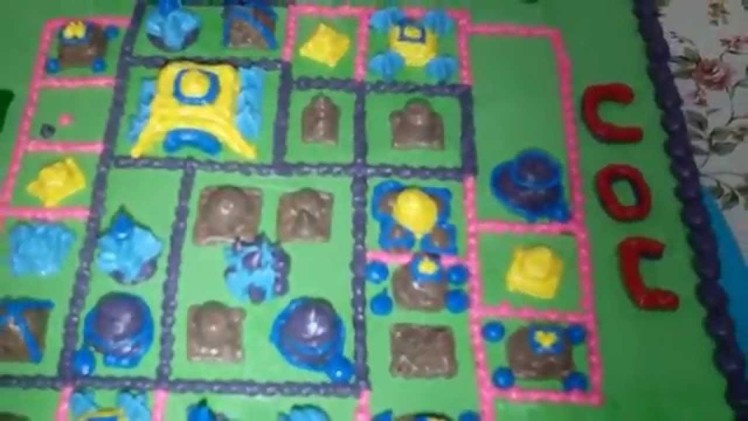 How to Make Clash of Clans Cake