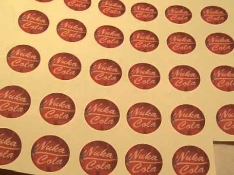 How to make Nuka Cola bottle caps
