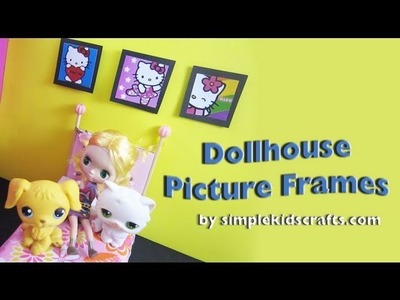 How to make picture frames for your dollhouse - EP