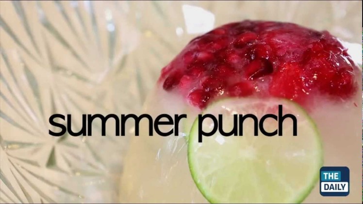 How to make summer punch
