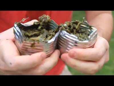 How to Open a Can with Your Bare Hands - Zombie Survival Tips #28