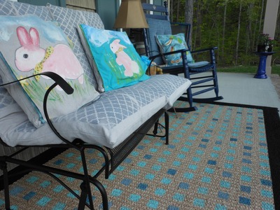 How to Paint a Rug for Your Porch