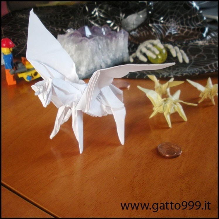 Instructions Origami Mini Winged Horse (Gatto999.it)
