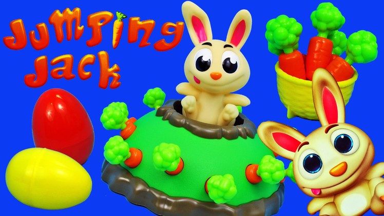 Jumping Jack Pop Rabbit Kids Board Game ❤ Bunny Surprise Eggs, Blind Bags & Frozen Elsa Barbie