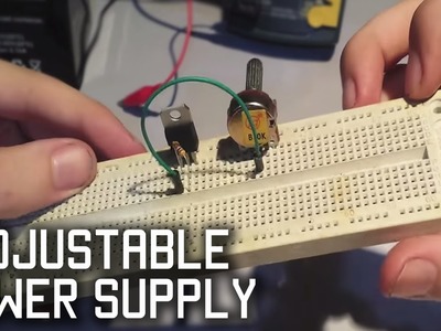 Make a simple adjustable power supply LM317