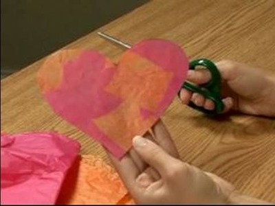 Making Valentine's Day Crafts for Kids : How to Make a Heart Suncatcher Valentine for Kids