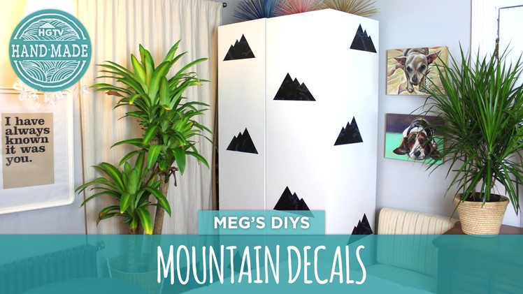 Modern Mountain Decals- HGTV Handmade