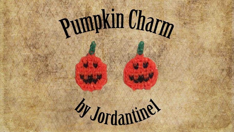 New Pumpkin Charm - Alpha Loom. Rainbow Loom - Halloween. Fall - Quick & Easy