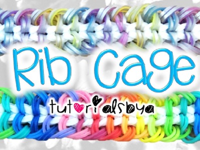 NEW Rib Cage Rainbow Loom Bracelet