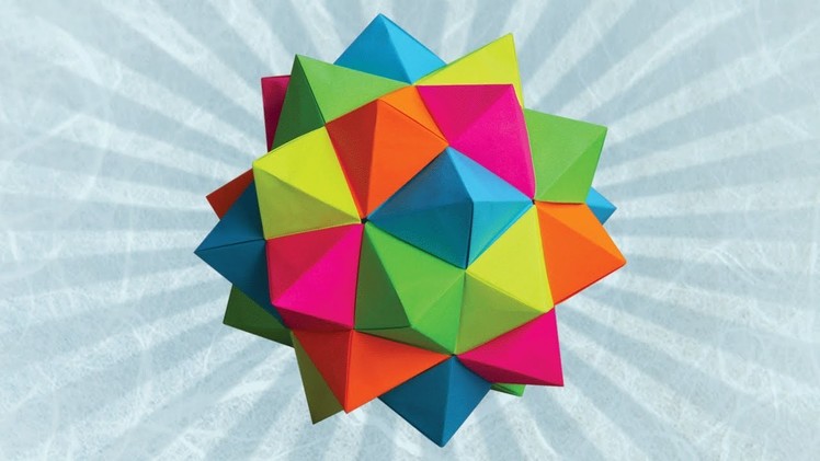 Origami Compound of 5 Octahedra (Meenakshi Mukerji)