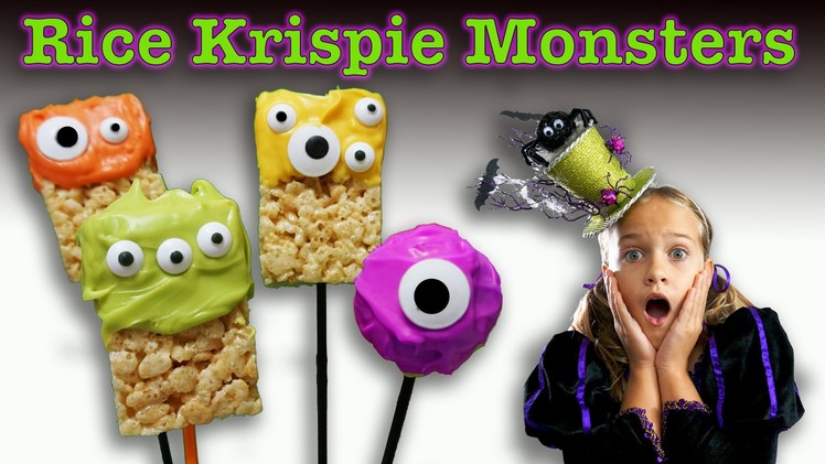 RMC Halloween Special 2. How to make Rice Krispie Monsters