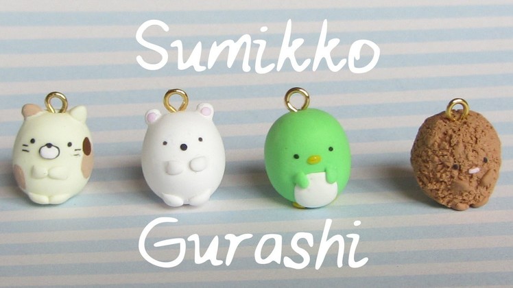 Sumikko Gurashi Characters Tutorial (Part One) - Neko, Shirokuma, Pengin & Tonkatsu: Polymer Clay.
