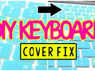 ♡ Super Easy DIY Keyboard Cover Fix | AlohaKatieX ♡