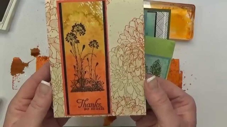 Watercolor Wash Background Tutorial Stampin Up