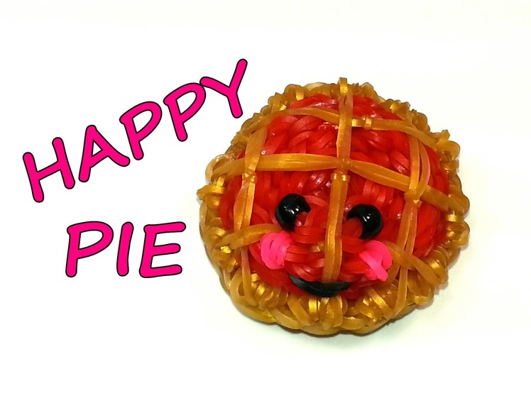 3-D Happy Pie Tutorial by feelinspiffy (Rainbow Loom)