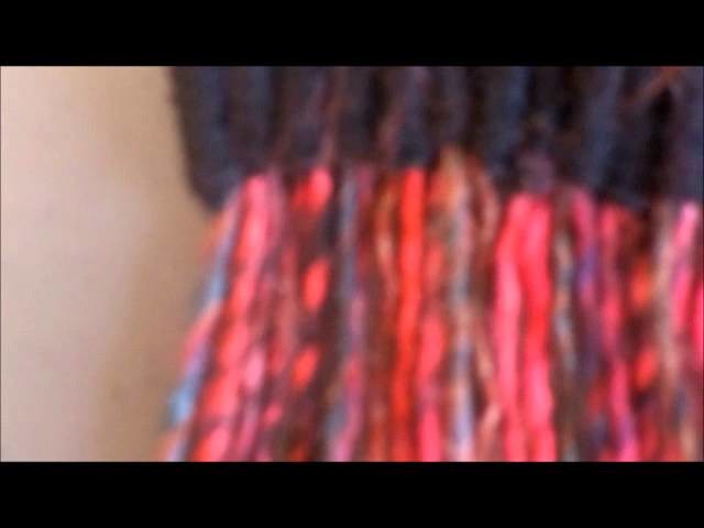 7 Ending the Yarn Straw Weaving