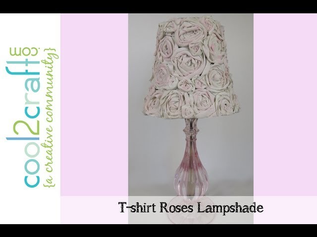 Aleene's T-Shirt Roses Lampshade by Tiffany Windsor
