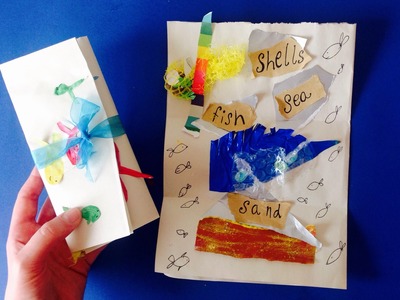 Children's Make a Book Craft (Beach.Holiday) Arts Activity