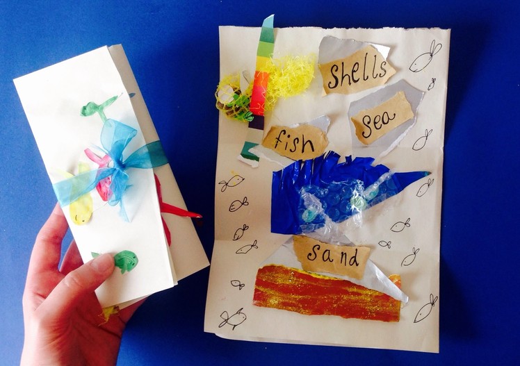 Children's Make a Book Craft (Beach.Holiday) Arts Activity