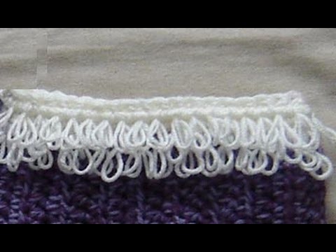 Crochet Loop Stitches by Rounds